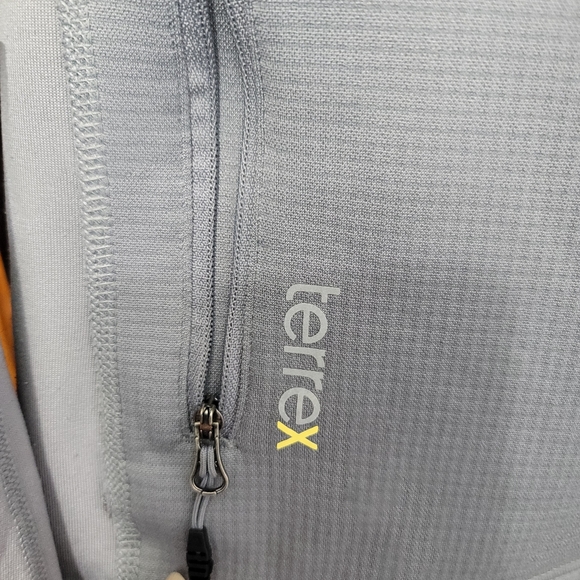 NWOT.  Adidas Men's Terrex Technopile fleece hoodie.  Size L.  (895) - Picture 6 of 11